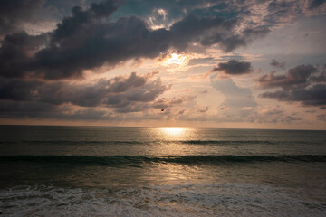 sunset at the beach