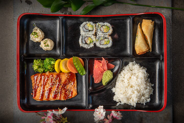Combo Tray of  Japanese Food