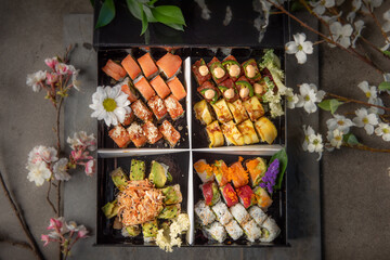 Dream Box of Sushi Rolls