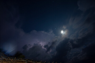 time lapse clouds