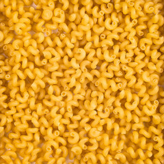 Pasta Cellentani texture background Traditional Italian food.