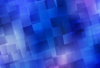 Light BLUE vector backdrop with rhombus.