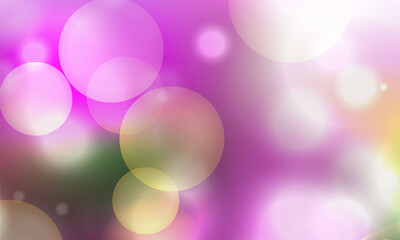 Beautiful bokeh circles abstract background.