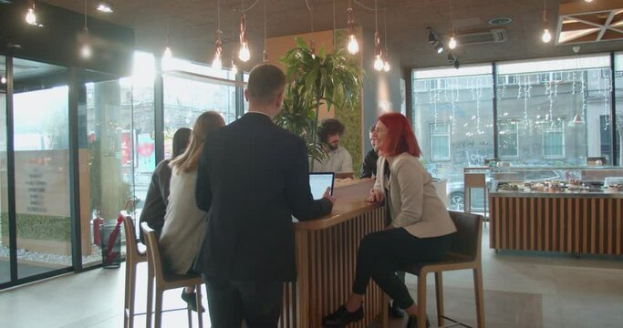 Business people working