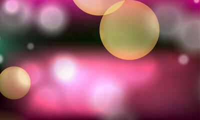 Beautiful bokeh circles abstract background.