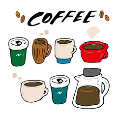 コーヒーカップ　複数　種類