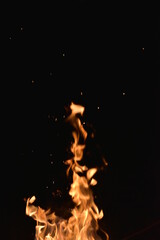 Fototapeta na wymiar fire and flames