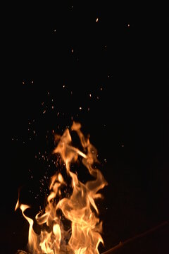 fire in the night