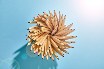 Colored Pencils In A Jar