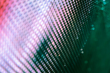 CloseUp LED blurred screen. LED soft focus background. abstract background ideal for design.