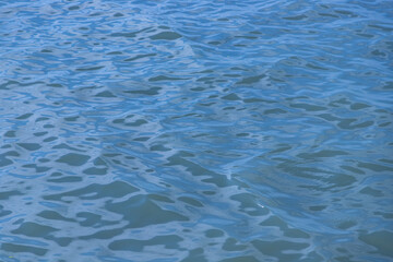 Wave pattern on the water surface