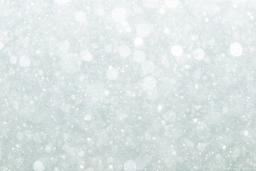 Silvery and white bokeh vintage lights