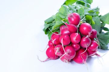 bunch of radishes