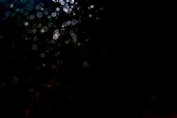 Beautiful white bokeh of light