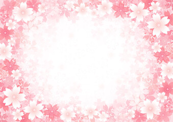 桜の背景素材