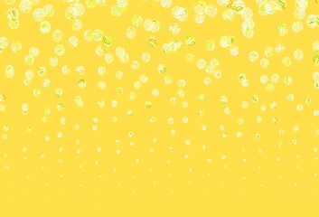 Light Blue, Yellow vector backdrop with dots.