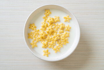 cereals with fresh milk