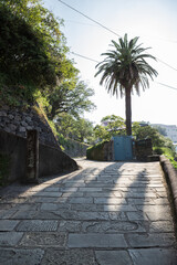 晴天のオランダ坂　長崎市東山手