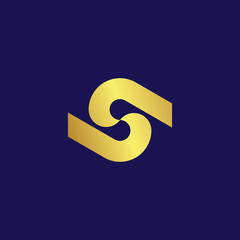 Vector illustration of a logo design forming letters and symbols