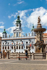 Ceske Budejovice town, Southern Bohemian region, Czech republic, Europe