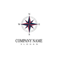 Compass Logo Template vector icon illustration design © dar