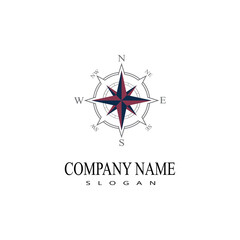 Compass Logo Template vector icon illustration design