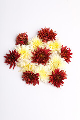 Colorful Marigold Flower decoration for indian festival