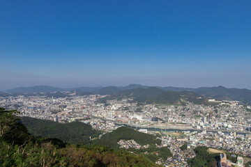 稲佐山展望台からの長崎市街地眺望