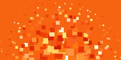 Light Red, Yellow vector background in polygonal style.