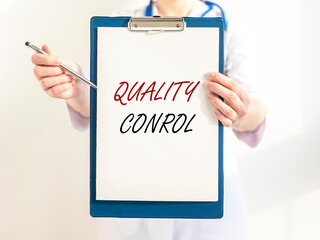 Quality control inscription. System of safety of products