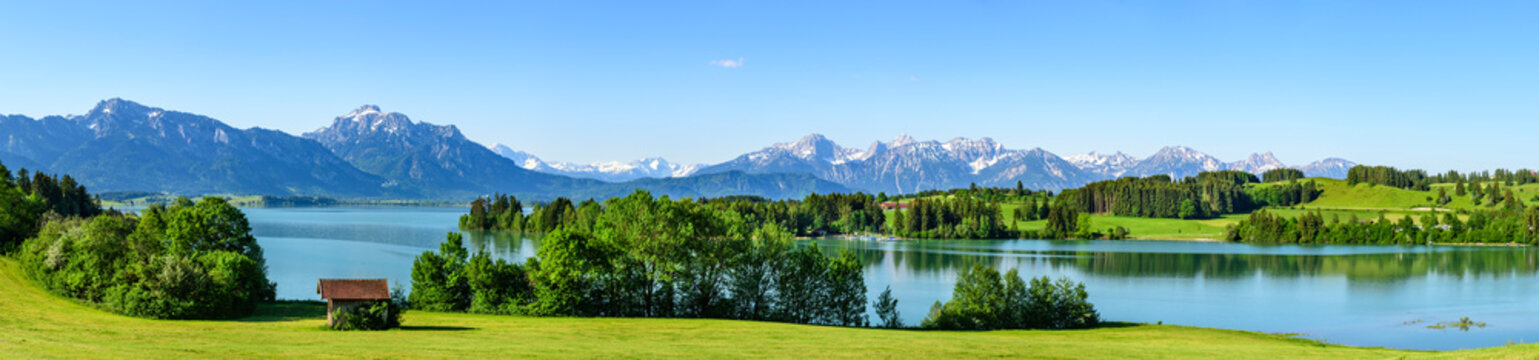 Fr&uuml;hling am Forggensee im Ostallg&auml;u