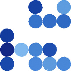 Geometric colorful pattern with a rough texture background. Background texture wall and have copy space for text. Picture for creative wallpaper or design art work.