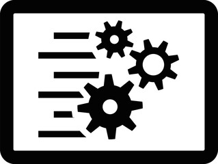 set of gear vector