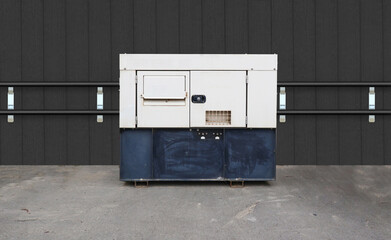 Image of diesel engine generator 3018 - obrazy, fototapety, plakaty