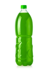 Green water bottles