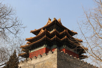 Fototapeta premium The Forbidden City in China architecture 