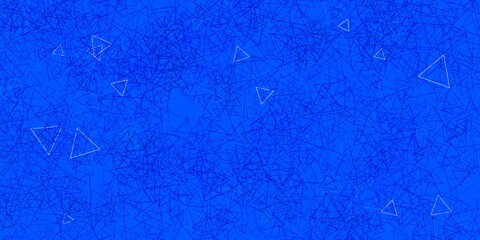 Dark BLUE vector pattern with polygonal shapes.