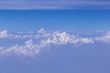 Blue sky background with clouds