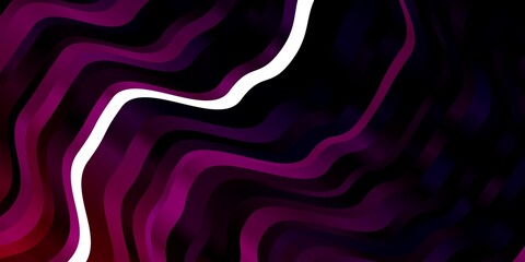 Dark Pink vector backdrop with circular arc.