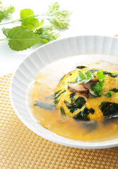 ほうれん草の天津飯
