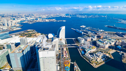 横浜港　全景