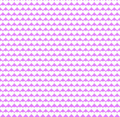 White hearts pattern isolates on pink background.