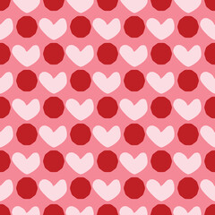 Cute Romantic Seamless Pattern Background for Digital Paper, Scrapbooking, Gift Wrapping, and Planner Covers