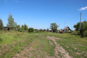 landscape with a house