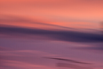 Abstract cloud textures and colors at sunset