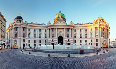Vienna Hofburg Imperial Palace at day, Austria