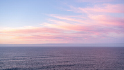 Atardecer en el mar