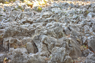 mountain rocks close up. texture of rocks