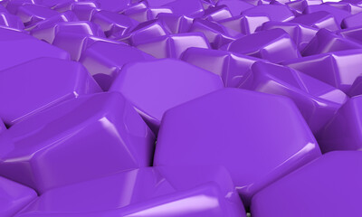 Obraz premium hexagons. Modern background. Modern wallpaper. 3d illustration