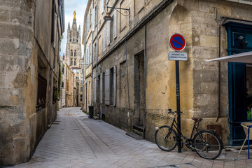 streets of bordeaux city, France